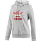 Adidas Original Trefoil Multiclored Hoddie W (cinza)