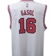 Adidas Camiseta Réplica Pau Gasol Bulls (blanco/rojo)