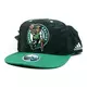 Gorra Flatbrim Boston Celtics Bordada (negro/verde/blanco)