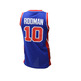 Adidas Camiseta Swingman Rodman Pistons (azul/roja/blanco)