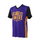 Adidas Camiseta NBA Los Angeles Lakers Summer Run (purpura/negro/amarillo)