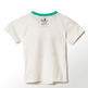 Adidas Original Camiseta Bebé Cheetah Trefoil (blanco/cream/rosa/turquesa)