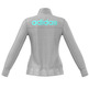 Adidas Chaqueta Mujer Essential Branded TT FZ (gris/turquesa)