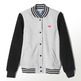 Adidas Original NBA Chaqueta Varsity Bulls (gris/negro/rojo)