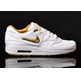 Air Max 1 FB Woven "Gold" (102/blanco/oro)