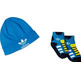 Adidas Infant Pack Gorro+Calcetines (Azul/Amarillo)