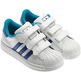 Adidas Superstar 2 J (28-35/branco/azul)