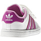 Adidas Superstar 2 CF Infant (20-27/branco/roxo)