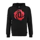 Adidas Sudadera D-Rose Logo (negro/rojo)