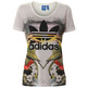 Adidas Originals Camiseta Mujer Tropical Print (blanco multicolor)