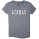 Adidas Originals Camiseta Mujer London Printed Back (gris/blanco)