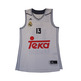 Camiseta Sergio Rodríguez #13# Real Madrid Basket 2015-2016 (blanco/gris)