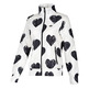 Adidas Jaqueta Mulher Graphic Windbreaker (branco/preto)