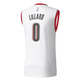 Adidas Camiseta Réplica Damian Lillard Blazers (white/black/red)