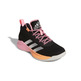 Adidas Cross Em Up 5 Kids Wide "Black-Beam Pink"