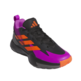 Adidas Cross Em Up Select Jr. "Core Black-Purple Burst"