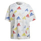 Adidas Essentials Multi-colored Logo Boyfriend T-Shirt