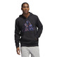 Adidas Basketball Legends CZ Hoodie "Black-Vivid Red"