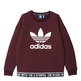 Adidas Originals Mujer Trefoil Swatshirt (maroon)