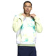 Adidas Basket Allover Print Hoodie "Lime"