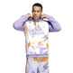 Adidas Basket Allover Print Hoodie "Magic Lilac"