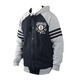 Adidas Washed Baseball Jacket Brooklyn Nets(Black/Grey))