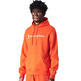 Champion Embroidered Big Logo Fleece Hoodie "Orange"