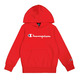 Champion Kids Big Logo Fleece Hoodie "Red"