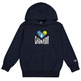 Champion Kids Graphic Fleece Hoodie "Dark Blue"