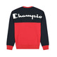 Champion Legacy Spliced Script Logo Print Sweatshirt "Red"