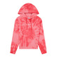 Champion Legacy Wm´s Tie Dye Scrip Logo Hoodie "Red"