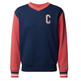 Champion Rochester Bookstore V-Neck Fleece Sweatshirt "Navy-Red"