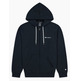 Champion Small Script Logo Print Zip-up Hoodie