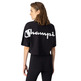 Champion Wm´s Cropped Back Script Logo T-Shirt "Black"