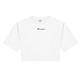 Champion Wm´s Cropped Back Script Logo T-Shirt "White"