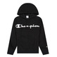 Champion Wn´s Legacy Script Logo Polar Fleece Hoodie "Black"