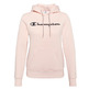 Champion Wn´s Legacy Script Logo Print Cotton Terry Hoodie "Rose Tane"