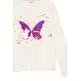 Desigual Butterfly print T-shirt "White"