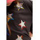 Desigual Long-sleeve star T-shirt "Black"