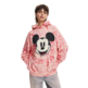 Desigual Mickey Mouse Hoodie with Drawstring "Pink"