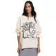 Desigual Oversized floral sweatshirt "Beige"