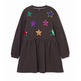 Desigual Star dress sweatshirt "Black"