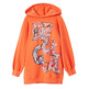 Desigual Sweatshirt Dress "Orange"