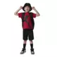 Jordan Infants Jumpman Jumbo Tee Short Set "Black-Gym Red"