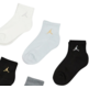 Jordan Kids JDB Everyday Essentials Ankle 6 PPack Socks "Multi-Metallic"