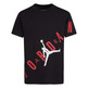 Jordan Kids Jumpman Stretch Graphic Tee "Black-Red"