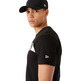 New Era Brooklyn Nets Team Logo Stripe Tee "Black"