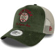 New Era Cord Graphic 9FORTY A-Frame Trucker Cap "Dark Green "