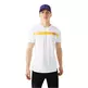 New Era Los Angeles Lakers Team Logo Stripe Tee "White"