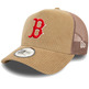 New Era MLB Boston Red Sox Cord 9FORTY E-Frame Adjustable Trucker Cap "Beige"